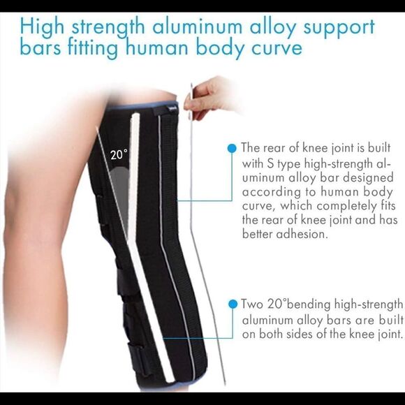 Velpeau Knee Immobilizer Pre-and Postoperative & Injury or Surgery Recovery - Picture 5 of 6